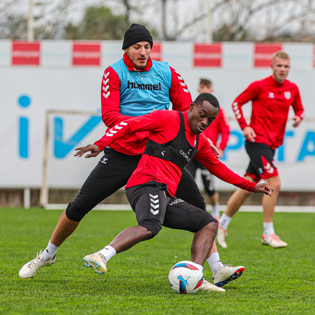Samsunspor, Bodrum FK maçı hazırlıklarını sürdürdü