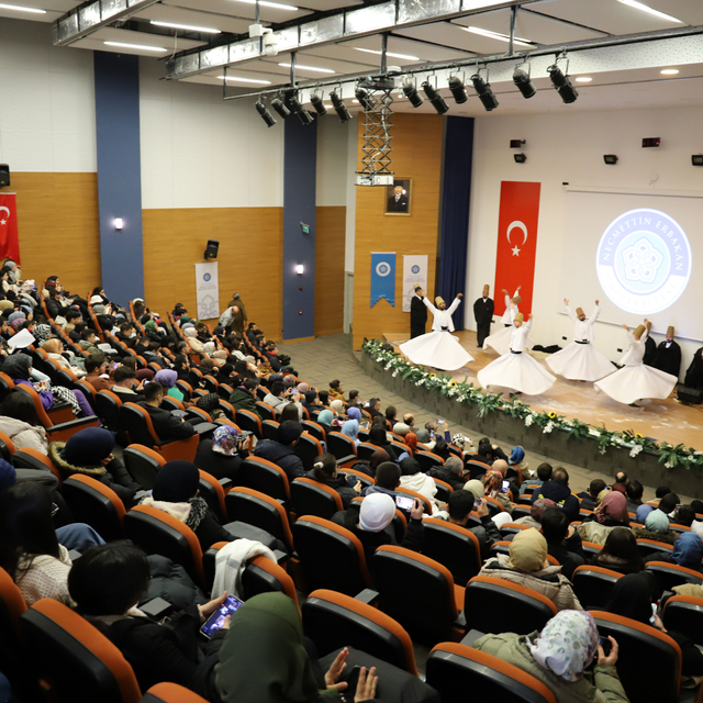 NEÜ'de "Zekai Dede'nin Suzidil Mevlevi Ayin-i Şerif'i icra edildi
