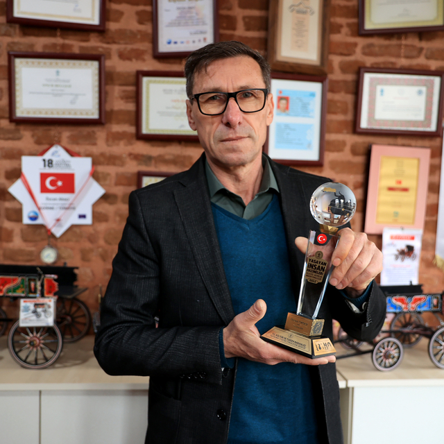 Edirneli zanaatkar Abacı "Yaşayan İnsan Hazinesi" olmaktan onur duyuyor