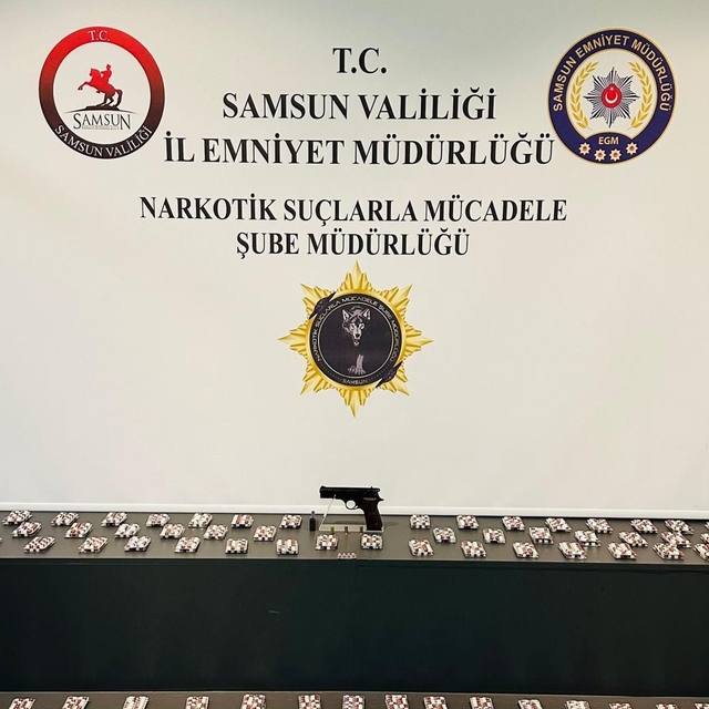 Samsun'da uyuşturucu operasyonunda 3 zanlı yakalandı
