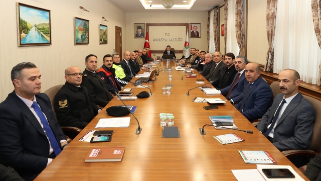 Amasya'da "Trafikte Kış Mevsimi Tedbirleri Toplantısı" yapıldı