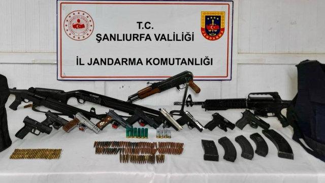 Şanlıurfa'da silah kaçakçılığı operasyonunda 7 zanlı yakalandı