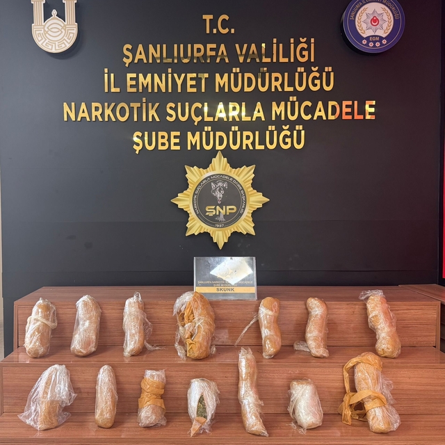 Şanlıurfa'da uyuşturucu operasyonunda 1 şüpheli yakalandı
