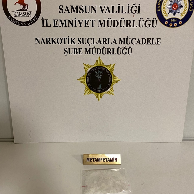Samsun'da uyuşturucu operasyonunda 1 şüpheli yakalandı