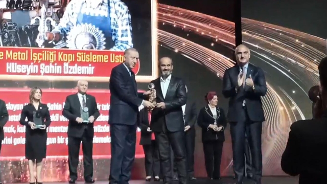 46 yıllık usta 'Yaşayan İnsan Hazineleri' ödülünü aldı
