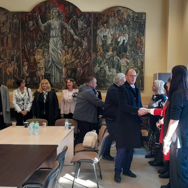 Kırklareli Atatürk Ortaokulu öğrencileri Bulgaristan'da ziyarette bulundu