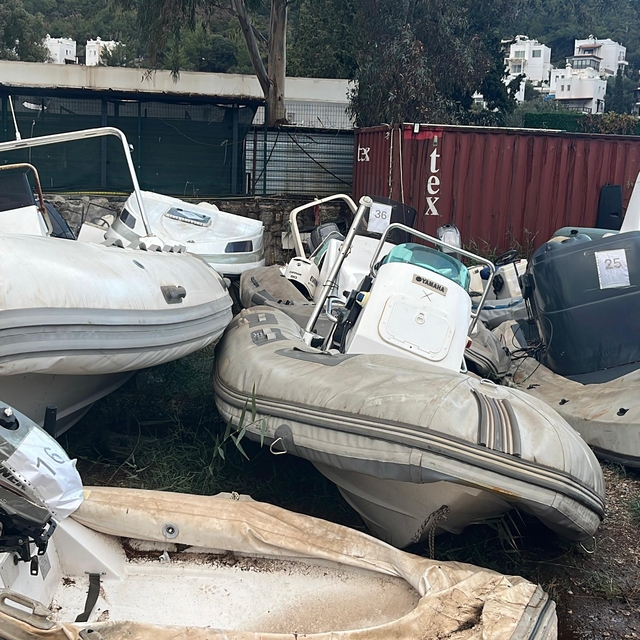 Bodrum'da göçmen kaçakçılığında yakalanan deniz taşıtları ihaleyle satıldı