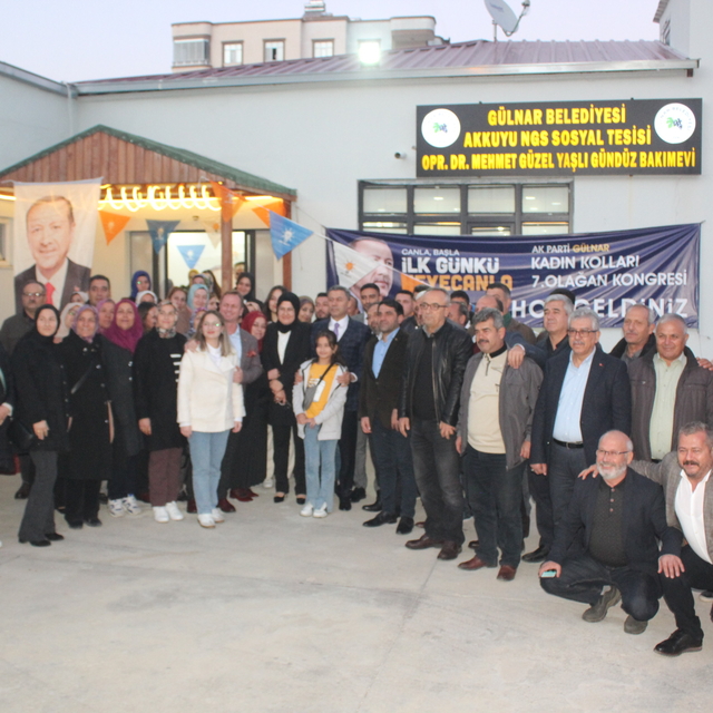 AK Parti Gülnar Kadın Kolları 7. Kongresi yapıldı