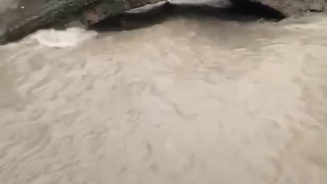 Çeşme'de sağanak etkili oldu