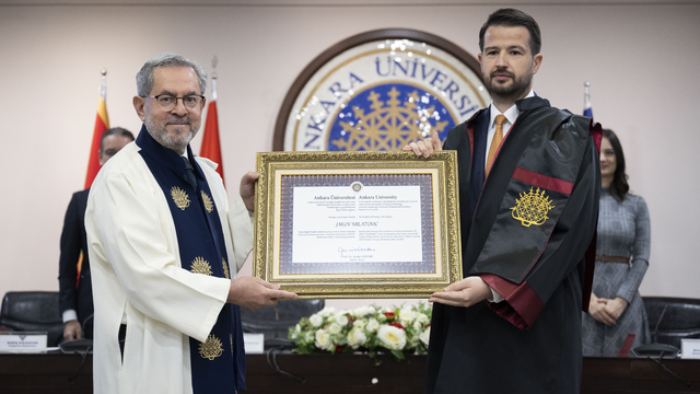 Ankara Üniversitesinden Karadağ Cumhurbaşkanı Milatoviç'e fahri doktora unvanı