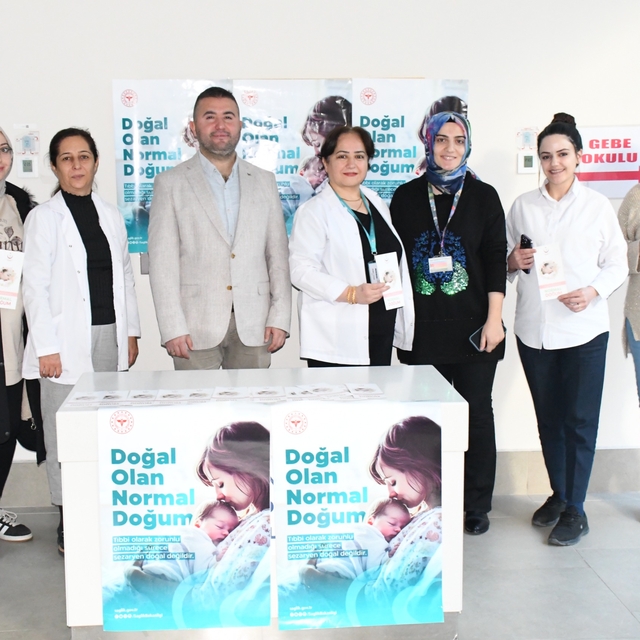 Yozgat Şehir Hastanesinde "Normal doğum" teşvik standı kuruldu