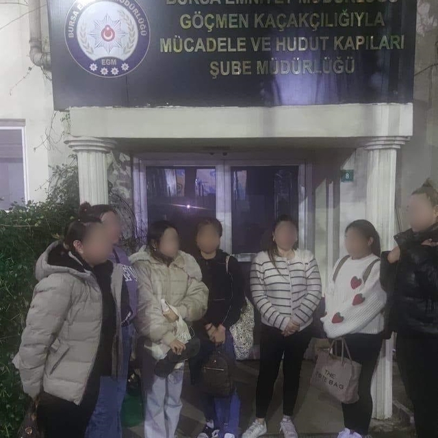 Bursa'da 7 kadın kaçak göçmen, çalıştıkları iş yerinde yakalandı