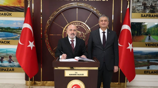 İçişleri Bakan Yardımcısı Mehmet Sağlam, Karabük'te ziyaretlerde bulundu