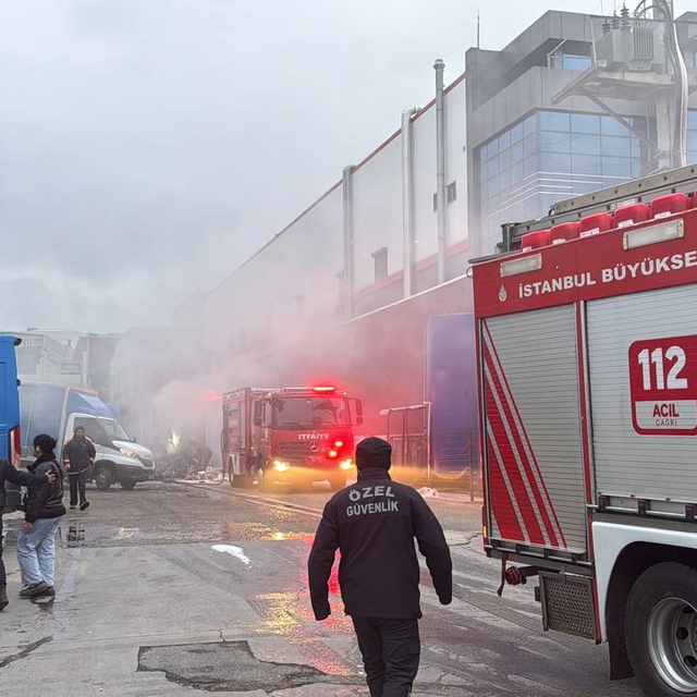 Kocaeli'de kargo kamyonunda çıkan yangın söndürüldü