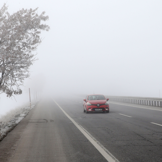 Bitlis'te soğuk hava ve sis etkili oldu