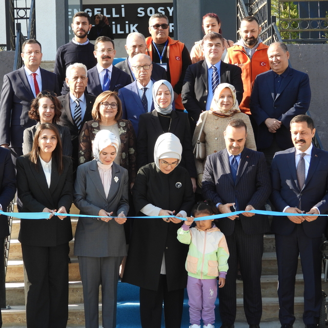 Emine Erdoğan, Hatay'da Engelli Sosyal Girişimcilik Merkezi'nin açılışını y...