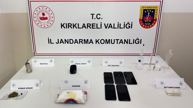 Kırklareli'nde uyuşturucu operasyonunda 5 zanlı yakalandı