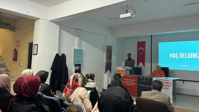 Elazığ'da kadına yönelik şiddete karşı eğitim programı düzenlendi