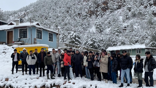 İhsangazi Meslek Yüksekokulu öğrencileri, Çankırı'da balık işletmesini gezdi