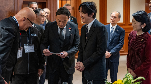 Japonya Veliaht Prensi ve Prensesi, Japonya ile bağlantılı Türk vatandaşlarıyla görüştü
