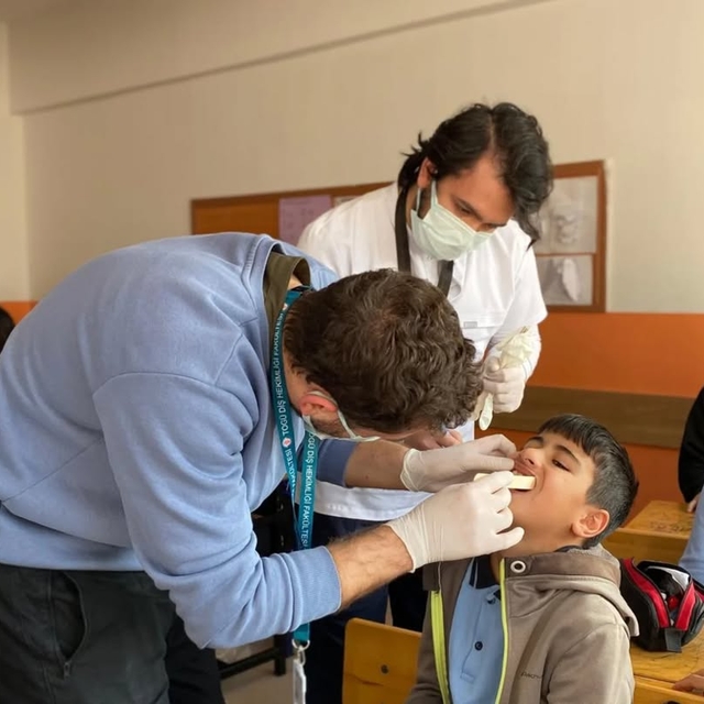 Tokat'ta öğrencilere diş taraması yapıldı