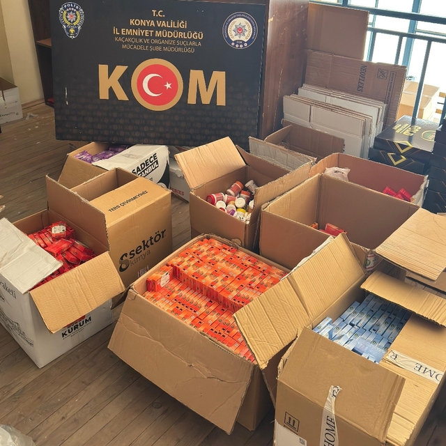 Konya'da yasaklı kanatlı hayvan ilaçlarını sattığı belirlenen şüpheli yakal...