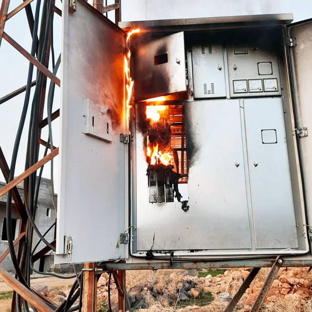 Şanlıurfa'da kaçak elektrikle ısınma yapılan 44 trafo yandı