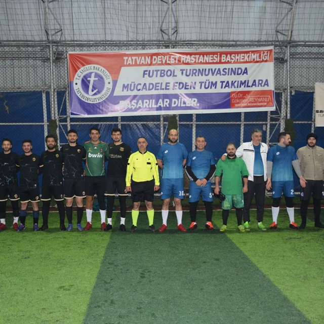 Tatvan'da futbol turnuvası sona erdi