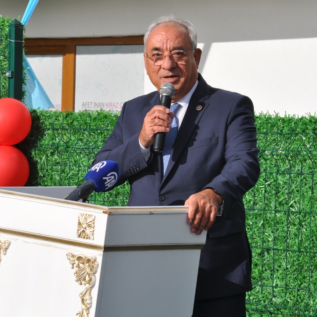 DSP Genel Başkanı Aksakal, Mihalıççık ilçesinde açılışta konuştu: