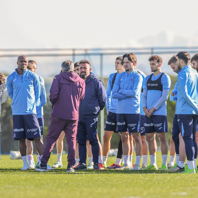 Trabzonspor'da Kasımpaşa hazırlıkları sürüyor
