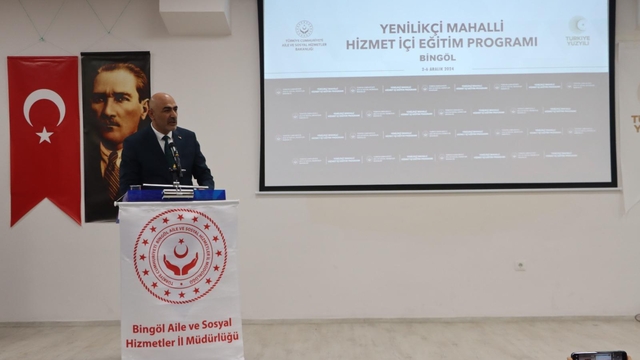 Bingöl'de yenilikçi mahalli hizmet içi eğitim programı başladı