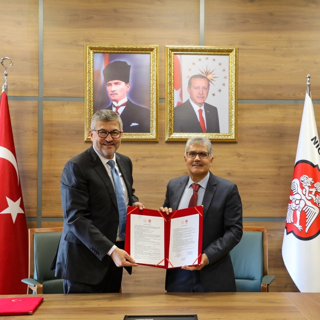 Niğde'de bir firma tarafından yaptırılacak anaokulu için protokol imzalandı