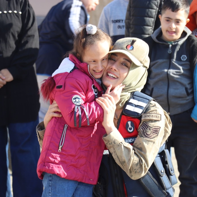 Siirt'te jandarma ekipleri "özel öğrencilere" yönelik etkinlik yaptı