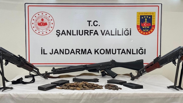 Şanlıurfa'da silah kaçakçılığı operasyonunda 3 zanlı yakalandı