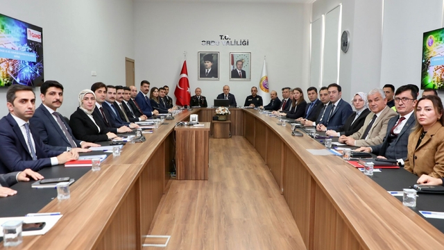 Ordu'da güvenlik ve asayiş bilgilendirme toplantısı yapıldı