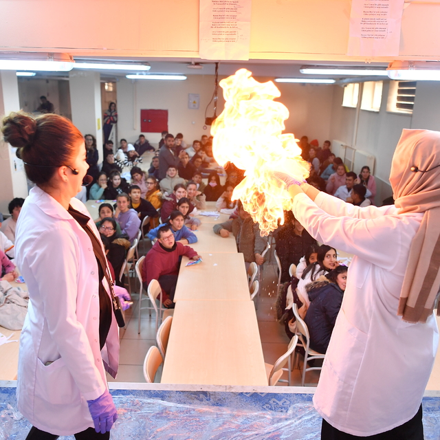 Kayseri Bilim Merkezinden özel gereksinimli öğrenciler için etkinlik