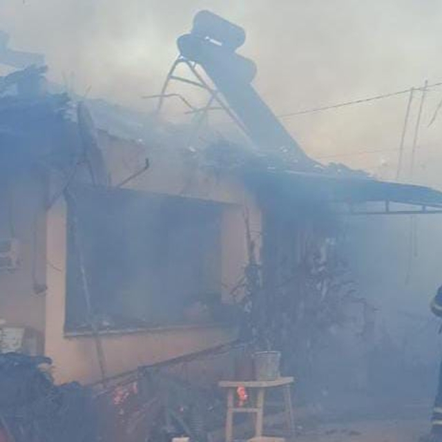 İnegöl'de evde çıkan yangın söndürüldü