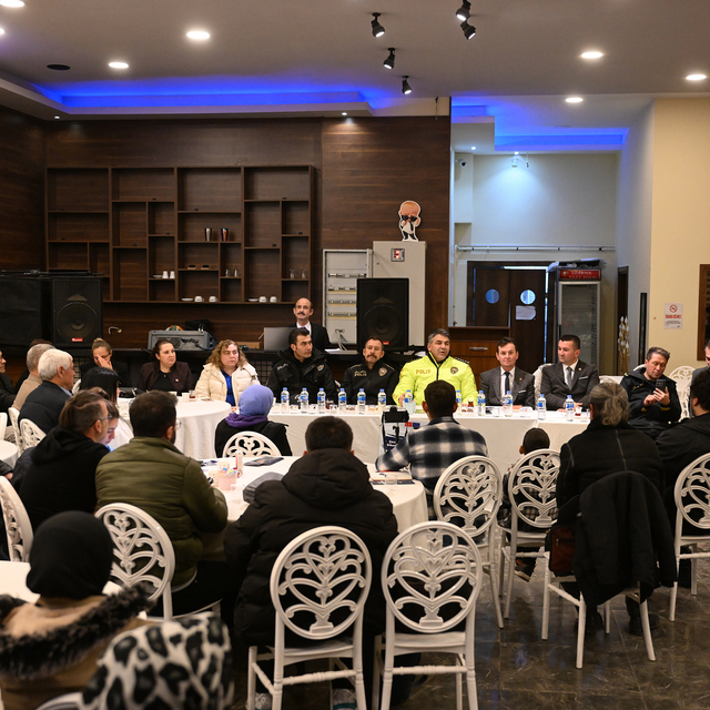 Edirne Emniyet Müdürü Karaburun, "Huzur Toplantısı" düzenledi