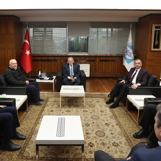 Kapadokya Alan Başkan yardımcıları Büyükkılıç'ı ziyaret etti