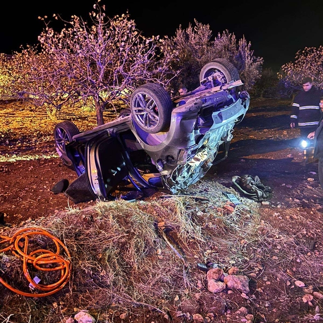 Gaziantep'te otomobil devrildi: 3 ölü, 2 yaralı