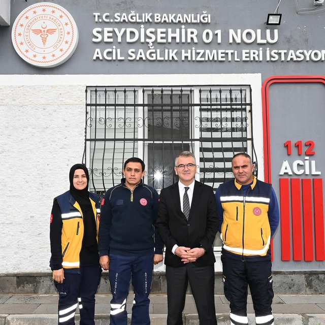 Seydişehir Belediye Başkanı Ustaoğlu, 112 Acil Sağlık Hizmetleri personelin...
