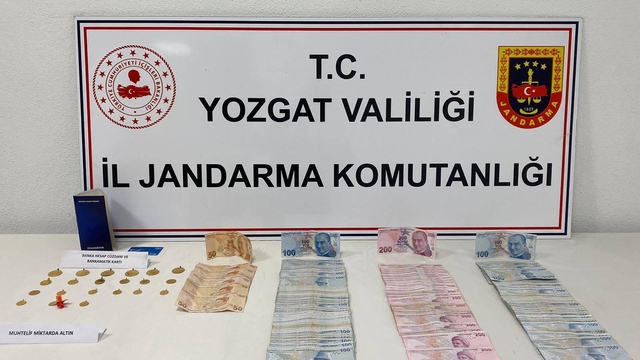 Yozgat'ta bir evden altın ve para çalan zanlı yakalandı