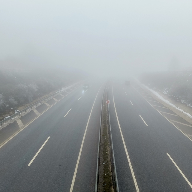 Kastamonu'da sis etkili oluyor