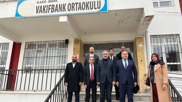 Memur Sen Elazığ Şube Başkanı Bahşi'den Baskil'de okul idarecilerine ve öğretmenlere ziyaret