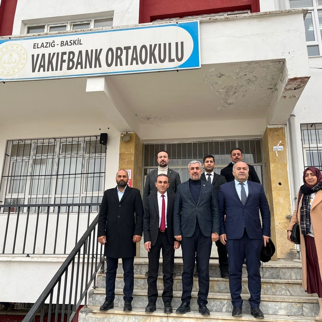 Memur Sen Elazığ Şube Başkanı Bahşi'den Baskil'de okul idarecilerine ve öğr...