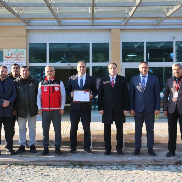Baskil Devlet Hastanesine "Erişilebilirlik Belgesi" verildi
