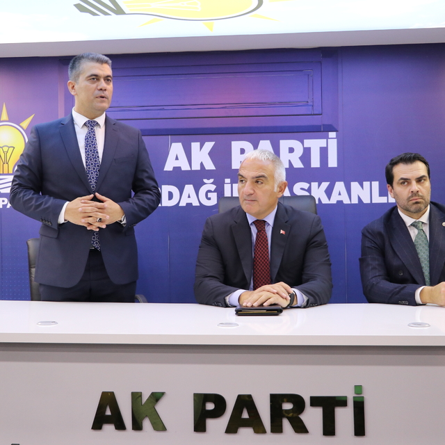 Kültür ve Turizm Bakanı Mehmet Nuri Ersoy, AK Parti Tekirdağ İl Başkanlığın...
