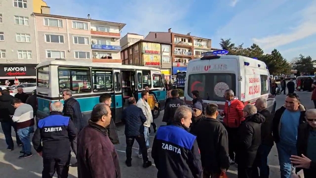 Karabük'te minibüsün çarptığı yaya yaralandı