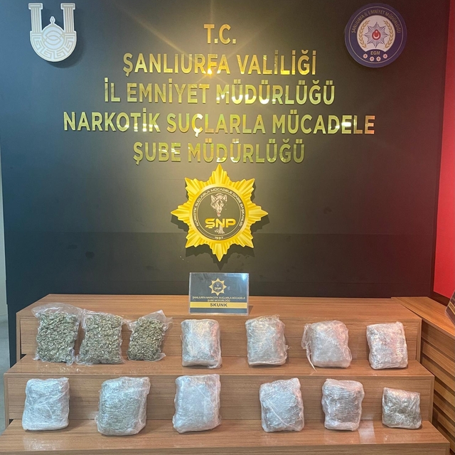 Şanlıurfa'da uyuşturucu operasyonunda 4 şüpheli yakalandı