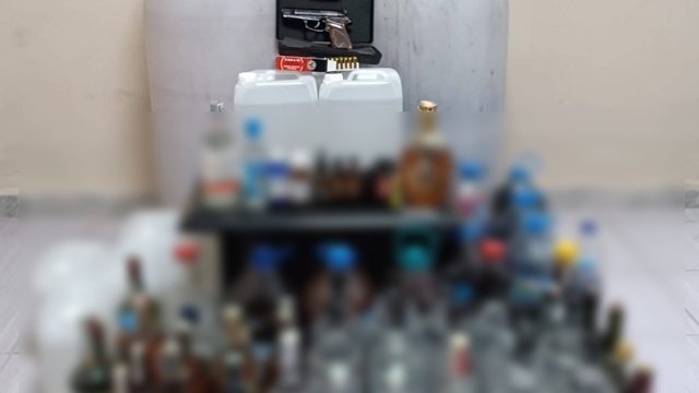 Tekirdağ'da 168 litre sahte içki ve 55 litre etil alkol ele geçirildi
